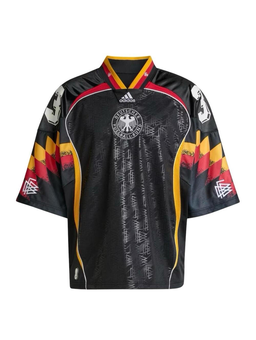 Adidas Originals Germany Remixed Oversized Football Jersey KD5980 Men's XXL 2XL